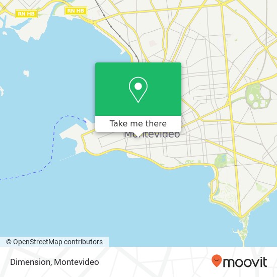 Dimension, San José Centro, Montevideo, 11100 map