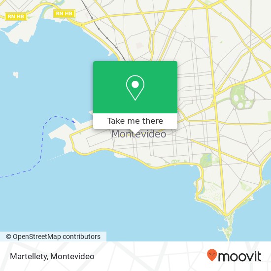 Martellety, Paraguay Centro, Montevideo, 11100 map