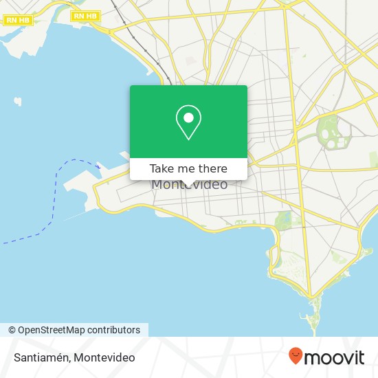 Santiamén, San José Centro, Montevideo, 11100 map
