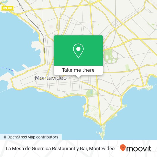 La Mesa de Guernica Restaurant y Bar, 1249 Eduardo Acevedo Cordón, Montevideo, 11200 map