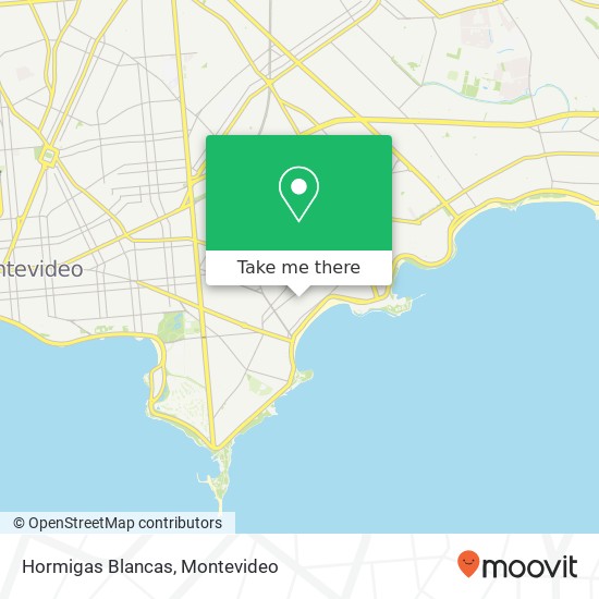 Hormigas Blancas, Pedro Francisco Berro Pocitos, Montevideo, 11300 map