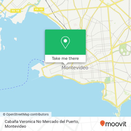 Cabaña Veronica No Mercado del Puerto, Andes Centro, Montevideo, 11100 map