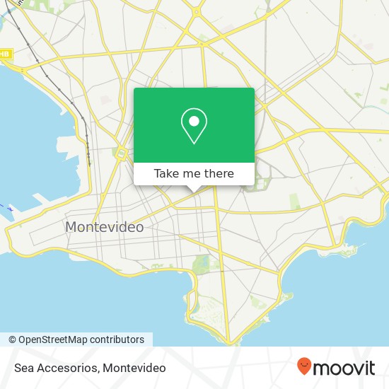 Sea Accesorios, Avenida 18 de Julio Tres Cruces, Montevideo, 11200 map