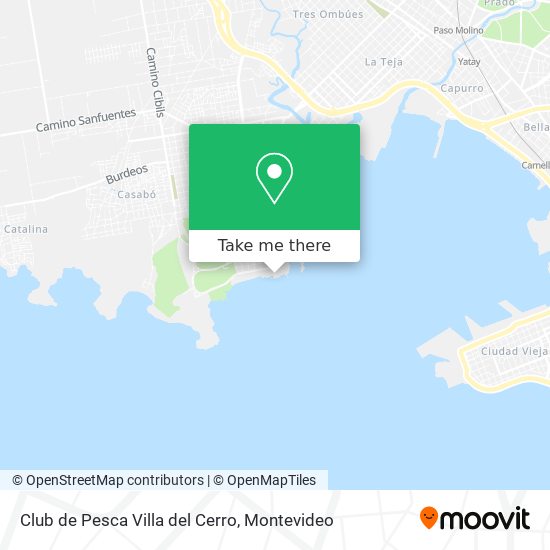Club de Pesca Villa del Cerro map