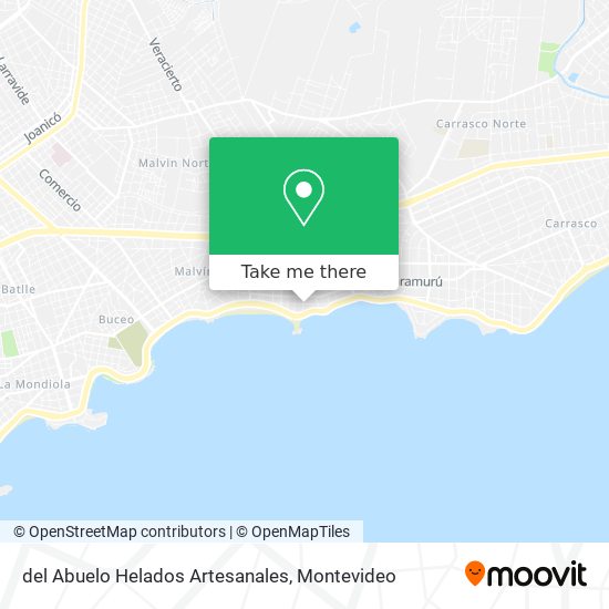 del Abuelo Helados Artesanales map