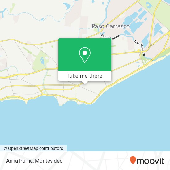 Anna Purna, 5927 Avenida Pedro Blanes Viale Carrasco, Montevideo, 11500 map