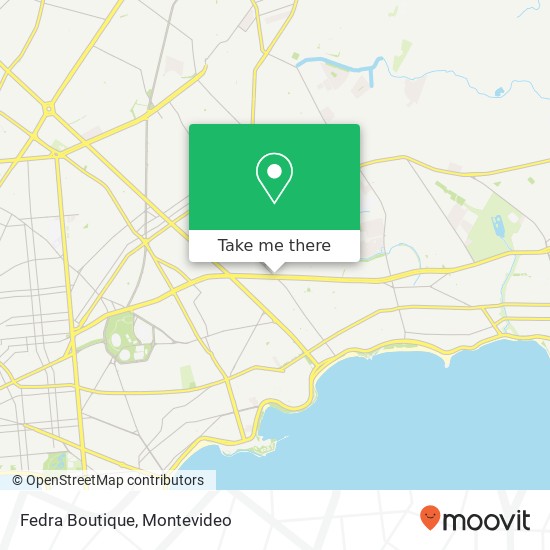 Fedra Boutique, 1906BIS Comercio Buceo, Montevideo, 11400 map