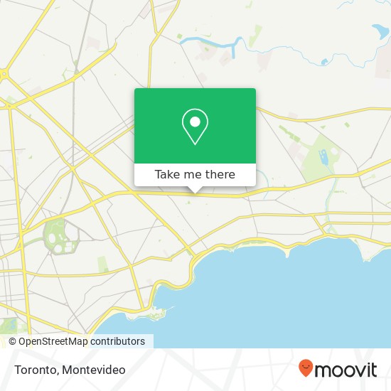 Mapa de Toronto, Avenida Italia Buceo, Montevideo, 11400