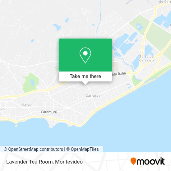 Lavender Tea Room map