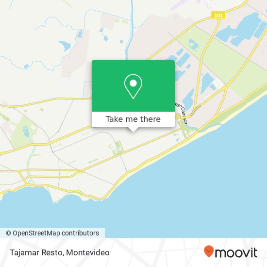 Tajamar Resto, Lieja Carrasco, Montevideo, 11500 map