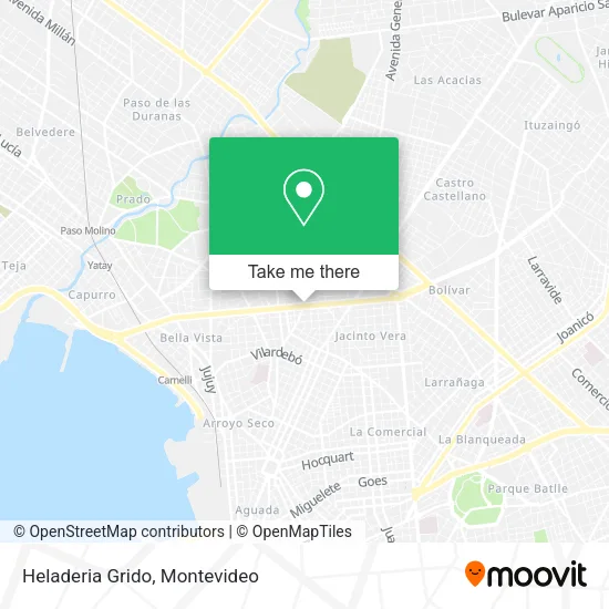 Heladeria Grido map