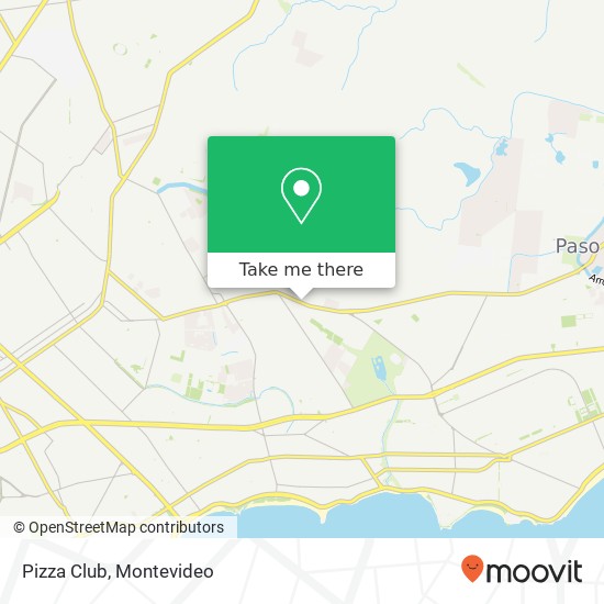 Pizza Club, Camino Carrasco Las Canteras, Montevideo, 12100 map