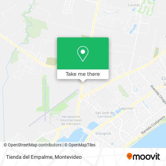 Mapa de Tienda del Empalme