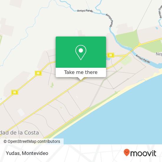 Mapa de Yudas, Avenida Ingeniero Luis Giannattasio El Pinar, Canelones, 15008
