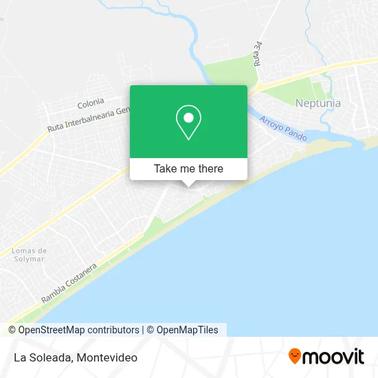 La Soleada map