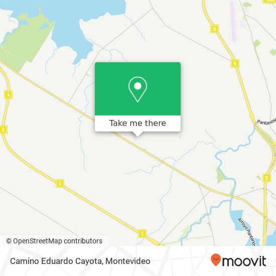Camino Eduardo Cayota map