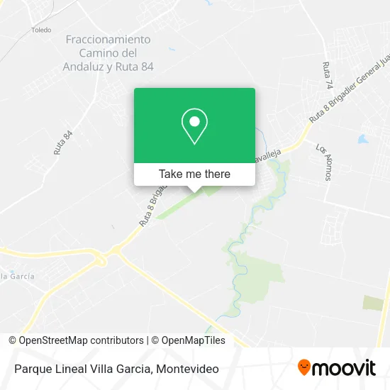 Parque Lineal Villa Garcia map