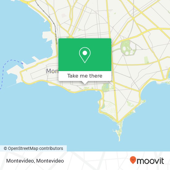 Montevideo map