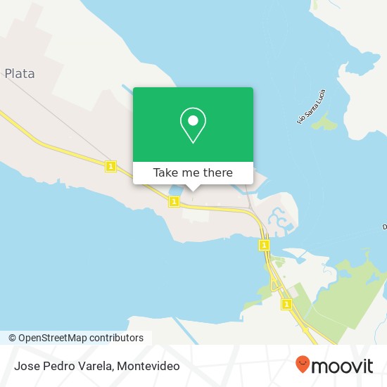 Jose Pedro Varela map