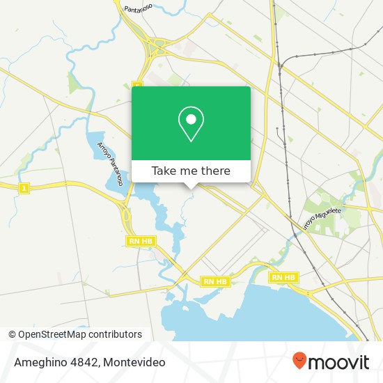 Ameghino 4842 map