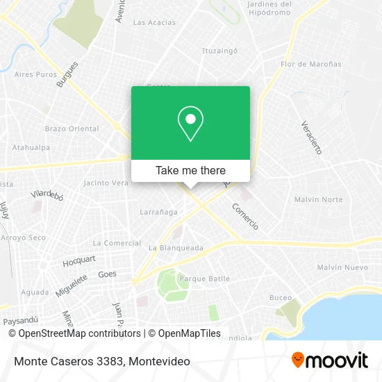 Monte Caseros 3383 map