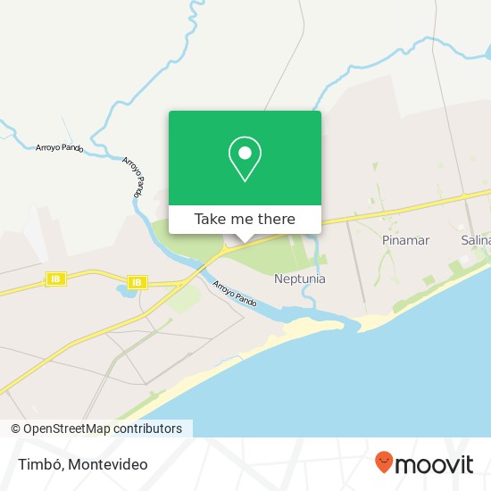 Timbó map