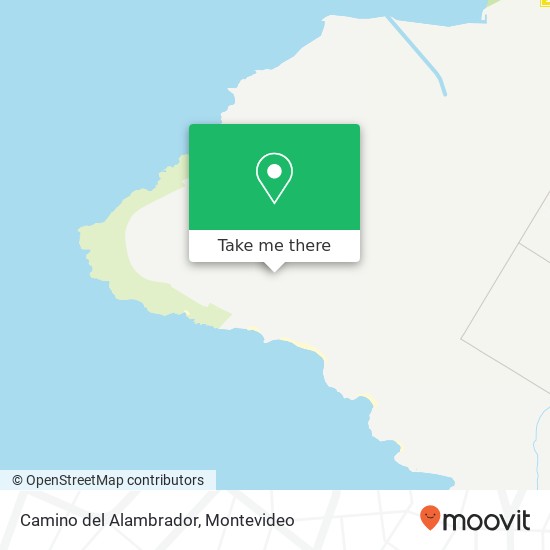 Camino del Alambrador map