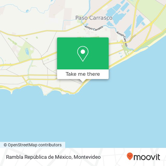 Rambla República de México map