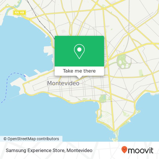 Samsung Experience Store map