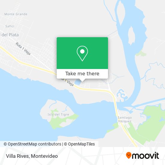 Villa Rives map