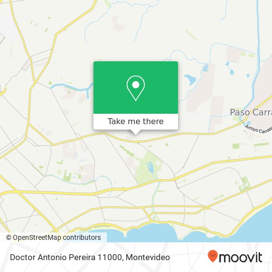 Doctor Antonio Pereira 11000 map