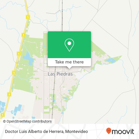 Doctor Luis Alberto de Herrera map