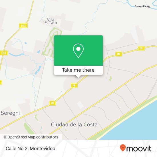 Calle No 2 map