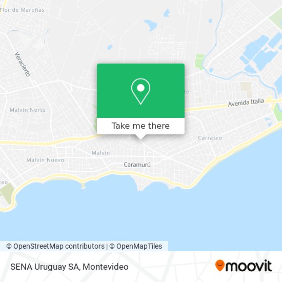 SENA Uruguay SA map