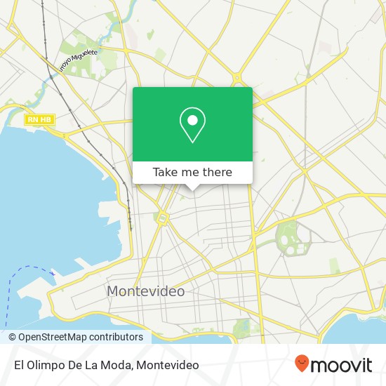 El Olimpo De La Moda map