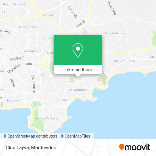 Club Layva map