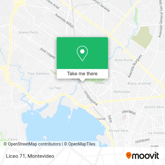 Liceo 71 map