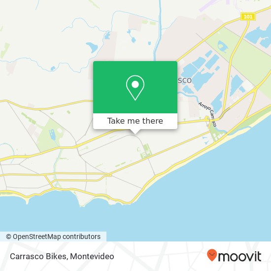 Carrasco Bikes map