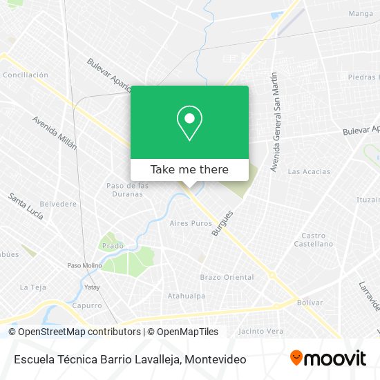 Escuela Técnica Barrio Lavalleja map
