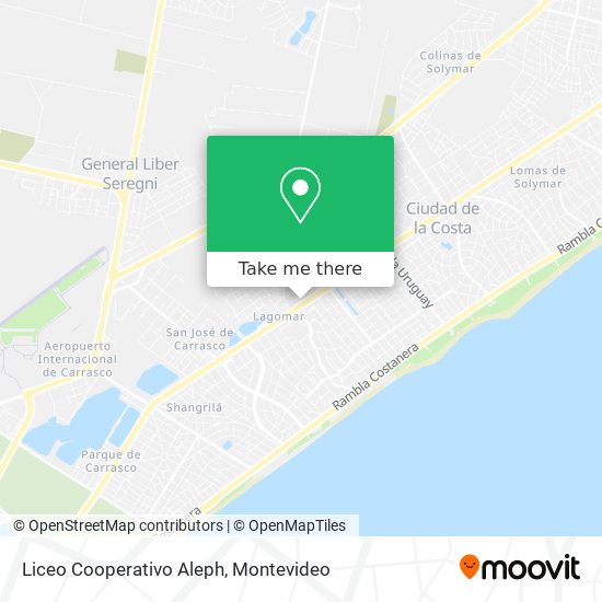 Liceo Cooperativo Aleph map