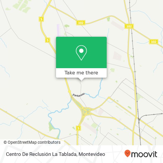 Centro De Reclusión La Tablada map