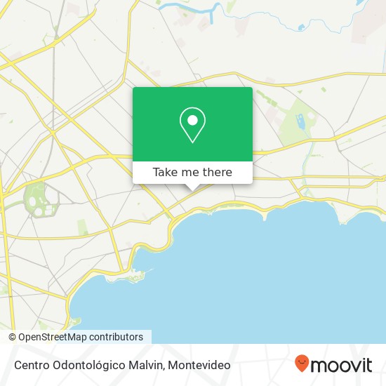 Centro Odontológico Malvin map