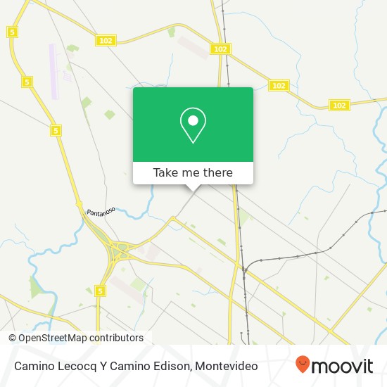Camino Lecocq Y Camino Edison map