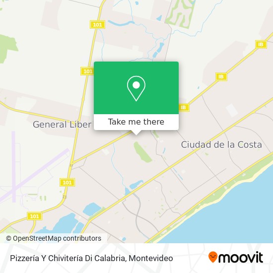 Mapa de Pizzería Y Chivitería Di Calabria