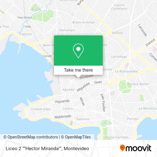 Liceo 2 ""Hector Miranda"" map