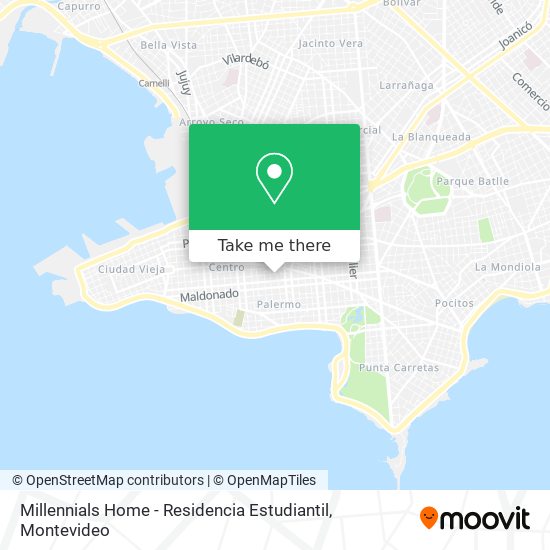 Millennials Home - Residencia Estudiantil map