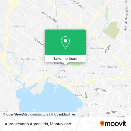 Mapa de Agropecuaria Agraciada