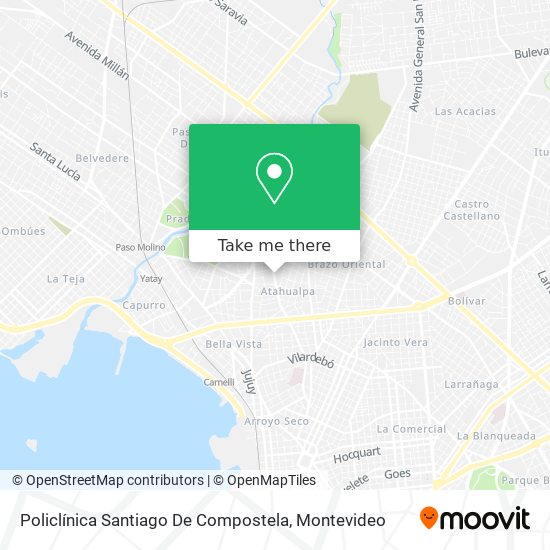 Policlínica Santiago De Compostela map