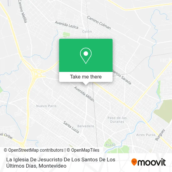 La Iglesia De Jesucristo De Los Santos De Los Últimos Días map