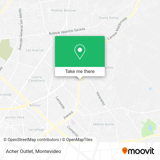 Acher Outlet map